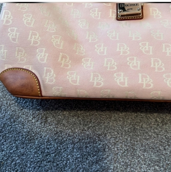 🍁🍂Vintage Dooney&bourke pink signature bag - Picture 10 of 12